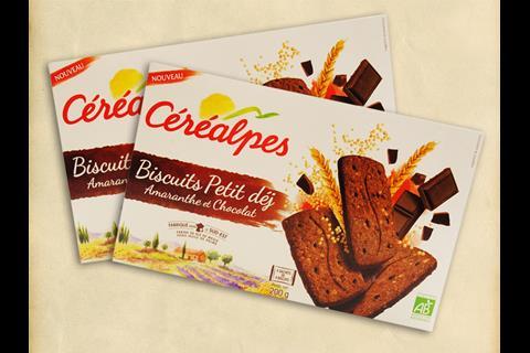 France: Amaranth and Chocolate Biscuits
